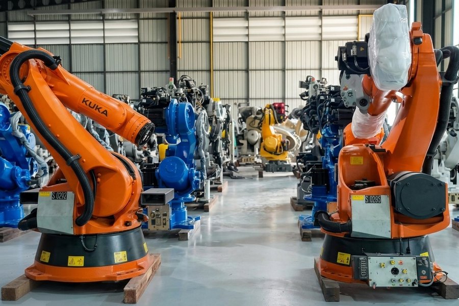 แขนหุ่นยนต์ KUKA และ Yaskawa พร้อมใช้งาน
