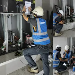 งาน PM ตู้ MV Switchgear ระบบไฟฟ้าแรงดันปานกลางในโรงงานอุตสาหกรรม โดยทีมงาน Henric Engineering
