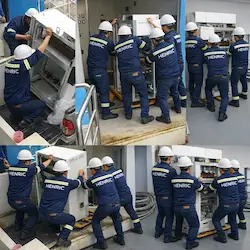 งานติดตั้งตู้ MV Switchgear ระบบไฟฟ้าแรงดันปานกลางในโรงงานอุตสาหกรรม โดยทีมงาน Henric Engineering
