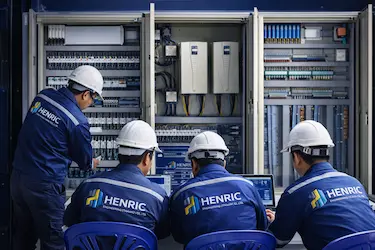 ทีมงาน Henric Engineering ผู้เชี่ยวชาญงานระบบไฟฟ้า สำหรับอาคารและธุรกิจ เน้นความปลอดภัยและมาตรฐาน
